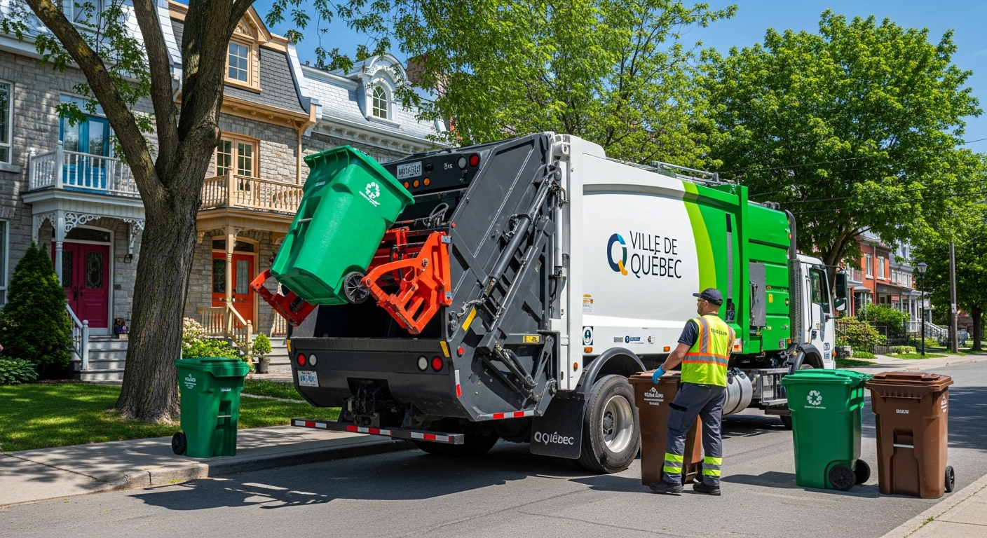 Camion de collecte